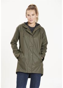 WEATHER REPORT Damen Outdoorjacke "PETRA", grün, casual, Gr. 36, bedruckt, unifarben, 100% Polyester, Jacken, mit 5.000 mm Wassersäule