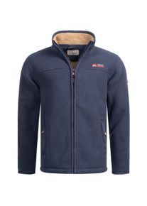 Arctic Seven Herren Fleecejacke "ASZeroo", blau, Gr. XXL, Obermaterial: 100% Polyester; Innenmaterial: 100% Polyester, Jacken, mit hoch schließendem
