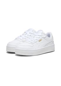 Puma Kinder Sneaker "Carina Street Sneakers Mädchen", Gr. 28, weiß, Obermaterial: Synthetik; Futter: Textil; Innensohle: Textil; Laufsohle: Gummi,