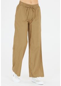 CRUZ Damen Stoffhose "Jessy", braun, casual, Gr. 38, unifarben, 55% Leinen, 45% Baumwolle, Hosen, im luftigen Style