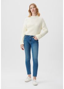 Mavi Damen Stehkragenpullover "HIGH NECK SWEATER", weiß, casual, Gr. S, unifarben, Stoff, 100% Polyacrylnitril, Pullover, Strickpullover
