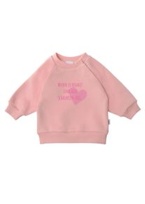 Liliput Herren Sweatshirt "Wenn es regnet sind alle Schaukeln frei", rosa, Gr. 98, bedruckt, 80% Baumwolle, 20% Polyester, Sweatshirts, mit