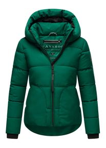 Navahoo Damen Steppjacke "Lachperle XIV", grün, Basic, Gr. XL, Obermaterial: 100% Polyester (recycelt), Futter: 100% Polyester (recycelt),