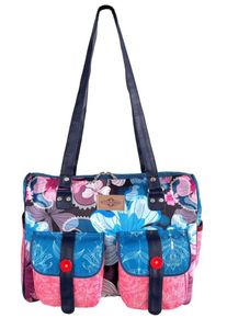 Damen Schultertasche, RETTUNGSRING BY SHOWROOM 019, bunt, Polyester, Taschen
