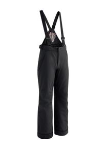 Maier Sports Kinder Skihose "Maxi reg", schwarz, Gr. 164, 100% Polyester, Hosen, Kinder Schneehose, wasserdicht atmungsaktiv, mitwachsend, Regular Fit