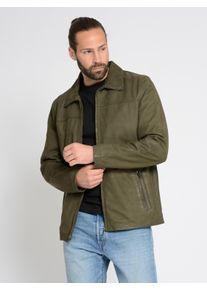 JCC Herren Lederjacke "31022147", grün, Gr. 50, Oberstoff: 100% Lammleder / Innenfutter oberer Teil: 100% Polyester /Innenfutter unterer Teil: 100%