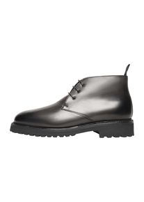Henry Stevens Herren Schnürboots "Winston GB", Gr. 41,5, grau, Leder, klassisch, Schuhe