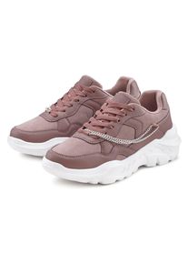 Lascana Damen Sneaker, Gr. 38, lila, Obermaterial: 100% Textilmaterial. Futter: 100% Textilmaterial. Decksohle: 100% Textilmaterial. Laufsohle: 100%