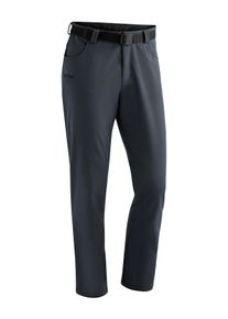 Maier Sports Herren Funktionshose "Perlit M", grau, Gr. 23, Vorderseite: 92% Polyester, 8% Elasthan / Rückseite: 100% Polyester, Hosen, warme Herren