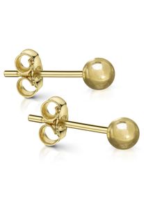 Firetti Paar Ohrstecker "Schmuck Geschenk Gold 333 Ohrschmuck Gold Ohrstecker Kugel", Gelbgold 333, gold, Gelbgold 333, Ohrringe, Made in Germany