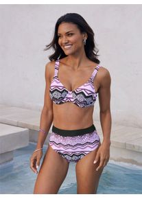 feel good Damen Bügel-Bikini-Top, lila, Gr. 38, Elasthan, Polyamid, Bikini-Oberteile