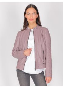 Maze Damen Lederjacke "Marcie", lila, Gr. XXXL, Obermaterial: 100% Lammleder / Futter: 100% Polyester, Jacken