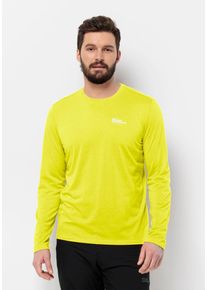 Jack Wolfskin Herren Rundhalspullover "SKY THERMAL L/S M", gelb, Gr. XXL, Obermaterial: 100% Polyester, Pullover