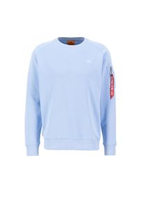 Herren Sweater "Alpha Industries Men - Sweatshirts X-Fit Sweat", blau, Gr. S, Alpha Industries, Obermaterial: 80% Baumwolle, 20% Polyester,