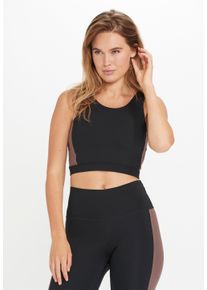 ENDURANCE ATHLECIA ATHLECIA Damen Sport-BH "Comaya", Gr. XL, braun, 72% Nylon, 28% Elasthan, unifarben, BHs, mit mittlerem Support