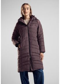 Street One Damen Steppmantel, braun, casual, Gr. 36, unifarben, Stoff, 100% Polyester, Mäntel, mit Kapuze