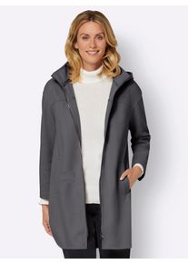 Inspirationen Damen Anorak, grau, Gr. 38, unifarben, 90% Polyester, 10% Viskose, Jacken
