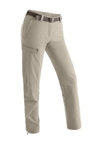 Maier Sports Damen Funktionshose "Inara slim", beige, Gr. 23, 90% Polyamid, 10% Elasthan, Hosen, Herren Wanderhose, atmungsaktive Outdoor-Hose, 4