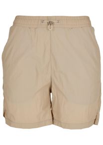 Urban Classics Damen Stoffhose "Urban Classics Damen Ladies Crinkle Nylon Shorts", grau, Gr. M, unifarben, 100% Polyamid, Hosen