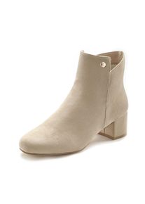 Lascana Damen Stiefelette, Gr. 43, beige, Obermaterial: 100% Textilmaterial. Futter: 100% Textilmaterial. Decksohle: 100% Textilmaterial. Laufsohle: