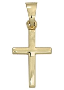Jobo Damen Kreuz-Anhänger "Anhänger Kreuz", Gelbgold 333, gold, Gelbgold 333, Schmuckanhänger, 333 Gold