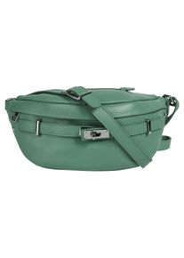 Samantha Look Damen Gürteltasche, grün, Leder, clean, Taschen, echt Leder, Made in Italy