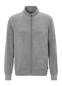 Pierre Cardin Herren Strickjacke "Strickjacke StKrgRV", grau, casual, Gr. M, Strick, Obermaterial: 100% Baumwolle, Strickjacken