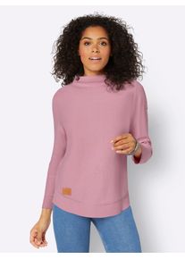 Casual Looks Damen Strickpullover "Pullover", rosa, Gr. 40, unifarben, 100% Baumwolle, Pullover