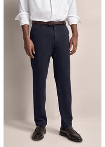 Bugatti Herren Stoffhose, blau, casual, Gr. 34, unifarben, 61% Baumwolle, 37% Lyocell, 2% Elasthan, Hosen, aus einem Baumwoll-Elasthan-Mix