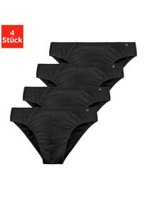 Le Jogger Herren Slip, Gr. S, schwarz, Jersey, Obermaterial: 95% Baumwolle, 5% Elasthan, unifarben, Unterhosen, schmaler Bund mit Markenlabel