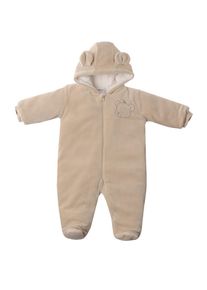Liliput Kinder Overall, beige, casual, Gr. 74, 80% Baumwolle, 20% Polyester, Overalls, in niedlichem Teddy-Design