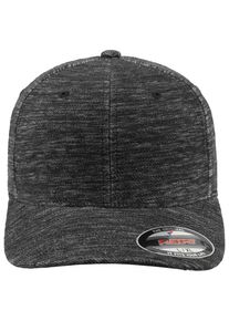 Flexfit Damen Flex Cap "Flexfit Unisex Twill Knit Flexfit", grau, casual, Gr. S, unifarben, 66% Polyester, 30% Viskose, 4% Elasthan, Caps