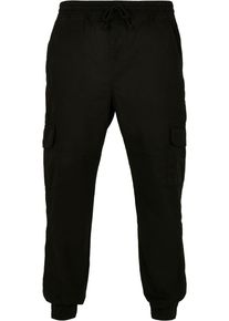 Urban Classics Herren Cargohose "Urban Classics Herren Military Jogg Pants", schwarz, Gr. XXL, unifarben, 100% Baumwolle, Hosen