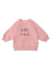 Liliput Herren Sweatshirt "Little rebel", rosa, Gr. 74, bedruckt, 80% Baumwolle, 20% Polyester, Sweatshirts, mit witzigem Print