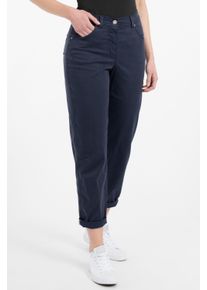 Recover Pants Damen Stoffhose "CARA", blau, Gr. 36, unifarben, 54% Lyocell;43% Baumwolle;3% Elasthan, Hosen, in lässiger Passform