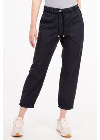 Recover Pants Damen Stoffhose "Belina", blau, Gr. 44, unifarben, 57% Lyocell;40% Baumwolle;3% Elasthan, Hosen, aus einem elastischen