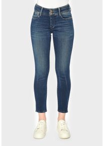 Damen Bequeme Jeans "ULTRPULC", blau, Gr. 25, Le Temps Des Cerises, 70% Baumwolle, 26% Polyester, 4% Elasthan, Jeans, mit 7/8-Länge