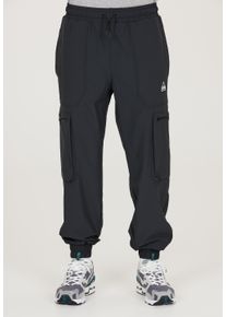 SOS Herren Sweathose "Salonga M", schwarz, casual, Gr. XXL, unifarben, 92% Nylon, 8% Elasthan, Hosen, mit elastischem 4-Wege-Stretch