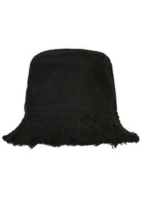 Flexfit Damen Trucker Cap "Flexfit Accessoires Open Edge Bucket Hat", schwarz, casual, unifarben, 100% Baumwolle, Caps