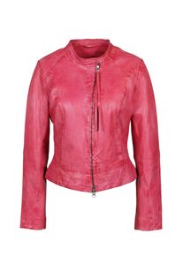 Freaky Nation Damen Lederjacke "New Charis-FN", pink, Gr. M, Oberstoff: 100% Leder; Futter: 100% Baumwolle, Jacken