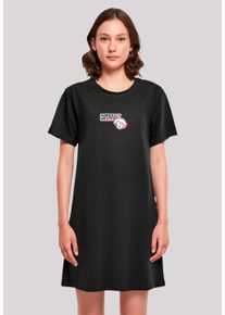 F4NT4STIC Damen Shirtkleid "Heidi Homesick Heroes of Childhood", schwarz, casual, Gr. M, Obermaterial: 100% Baumwolle, Kleider, Premium Qualität,