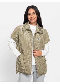 Inspirationen Damen Steppweste, braun, Gr. 38, unifarben, 100% Polyester, Westen