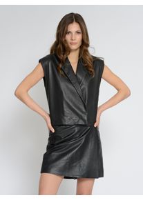 Maze Damen Lederjacke "42021228", schwarz, Gr. XXL, Obermaterial: 100% Lammleder / Lining: 100% Polyester, Jacken