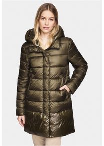 NEW CANADIAN Damen Parka, grün, feminin, Gr. 48, unifarben, 100% Polyester, Jacken, mit kuscheliger Kapuze