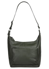 Bruno Banani Damen Shopper, grün, Leder, unifarben, leicht glänzend, Taschen, echt Leder