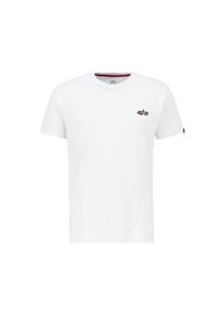 Herren T-Shirt "Alpha Industries Men - T-Shirts Signature Puff Print BP T", weiß, Gr. XXL, Alpha Industries, Obermaterial: 100% Baumwolle, Shirts