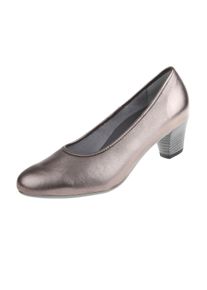 Damen Pumps "Dela", Lei by tessamino, Gr. 37, gold, Synthetik, feminin, Schuhe, mit Metallic-Lederoptik