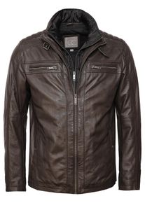 JCC Herren Lederjacke "31023635", braun, Gr. 56, 100% Leder, Schaf; Futter: 100% Polyester / Wattierung: 100% Polyester, Jacken