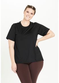 Q BY ENDURANCE Herren Funktionsshirt "Amarie", schwarz, casual, Gr. 44, unifarben, 85% Nylon, 15% Elasthan, Shirts, mit praktischer