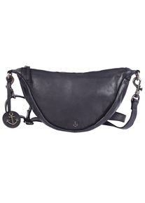 Harbour 2nd Damen Umhängetasche "Smilla", schwarz, Leder, unifarben, Taschen, Handtasche Damen Schultertasche mit abnehmbaren Schulterriemen